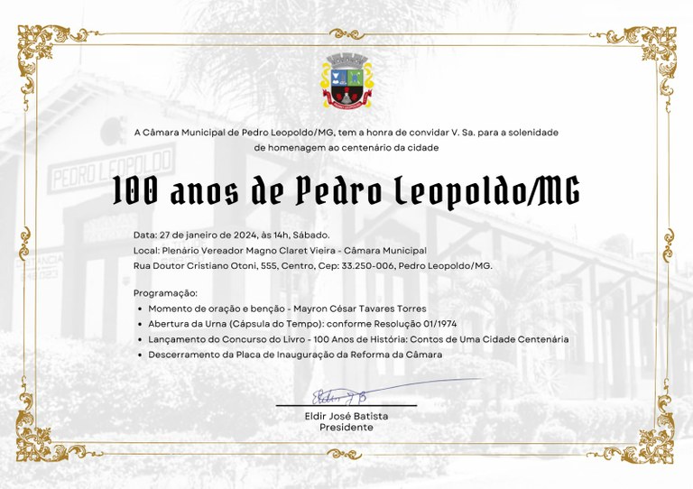 Celebrando Anos De Pedro Leopoldo E Revelando O Passado Sess O